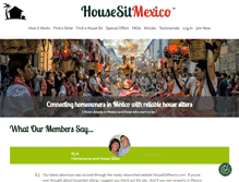 Tablet Screenshot of housesitmexico.com